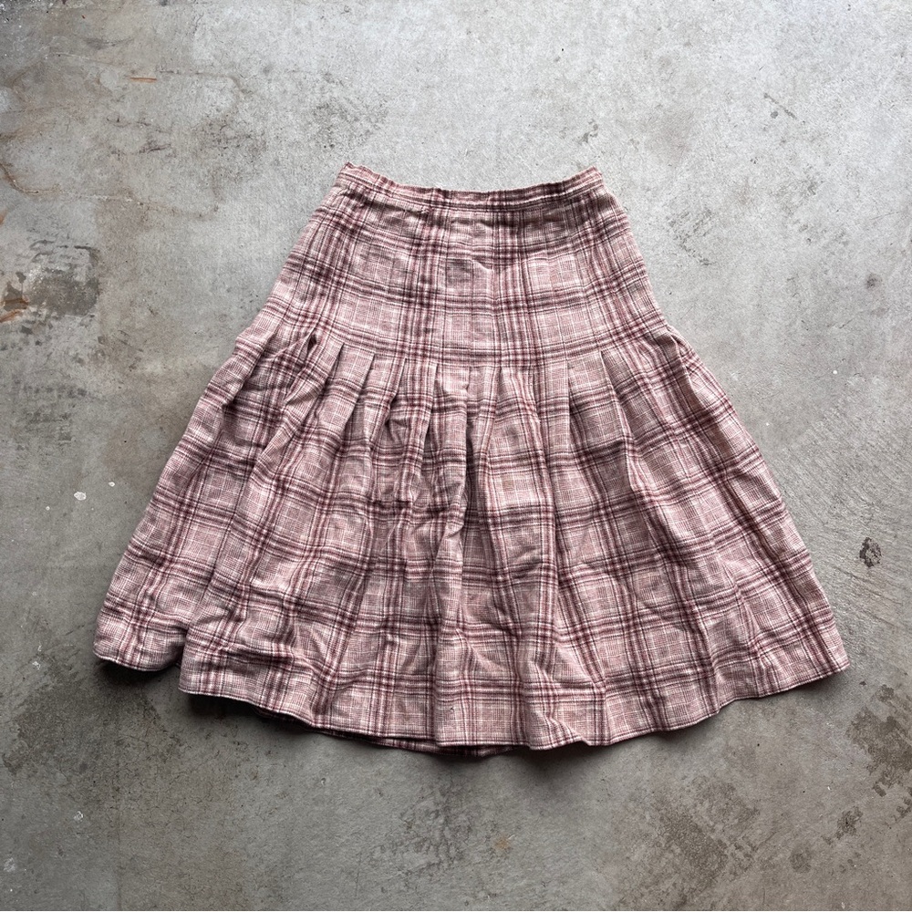 Vintage 90’s Made In USA Pendleton Wool Knee Skirt